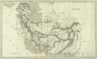 Антикварная карта Персии (Ирана) от 1810 года