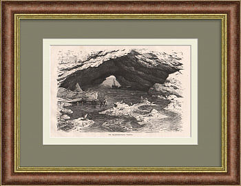 Рыбный промысел на Мурмане. Русский Север, редкая гравюра Рыбный промысел на Мурмане. Русский Север, редкая гравюра