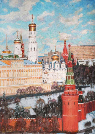 Мартовский день, Кремль