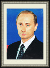 Путин В.В., первый предвыборный плакат президента, 2000 год