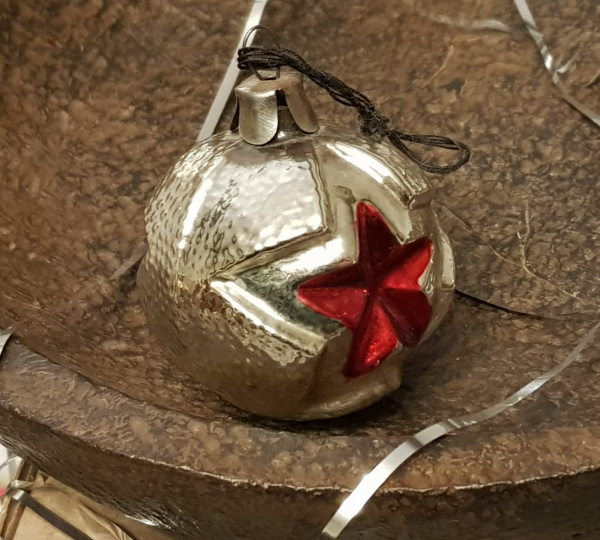 Советская алая Звезда, новогодняя игрушка. Винтаж, большая редкость