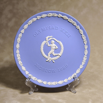 "Олимпиада Москва-80", декоративная тарелка, Веджвуд