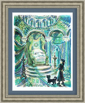 Волшебник Изумрудного города. Авторская литография  Волшебник Изумрудного города. Авторская литография