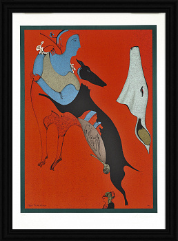 Красный кентавр. Авторская графика Михаила Шемякина Красный кентавр. Авторская графика Михаила Шемякина