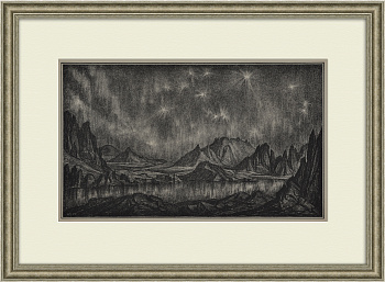 "Звезды", автолитография К. Ф. Богаевского. Раритет музейного уровня