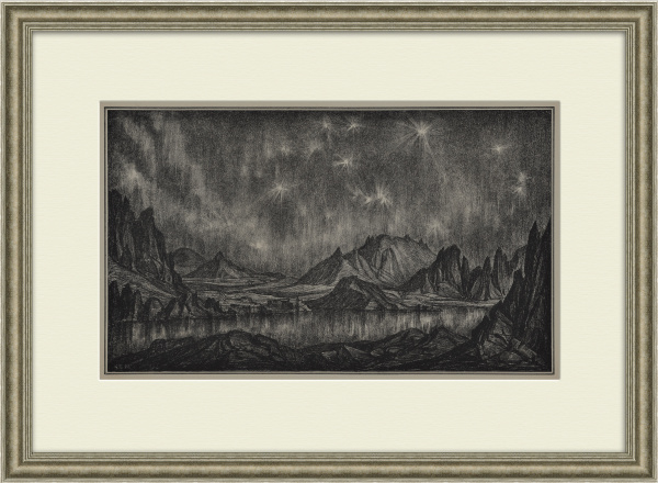 "Звезды", автолитография К. Ф. Богаевского. Раритет музейного уровня