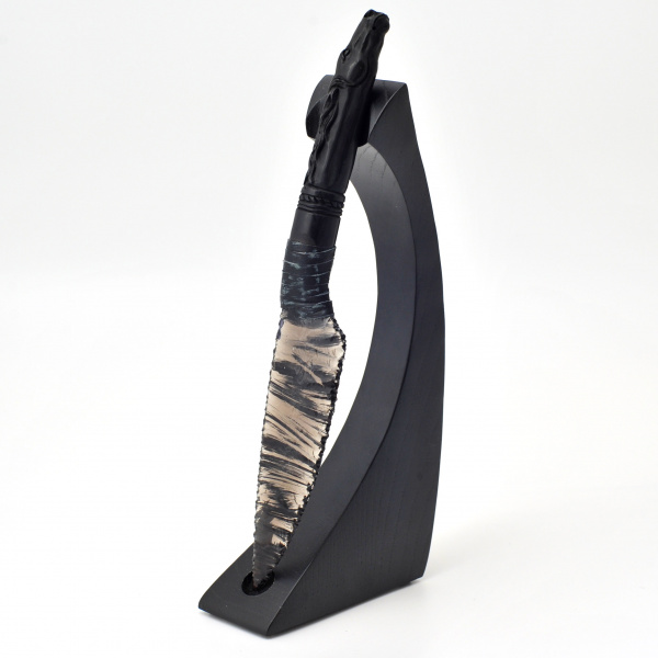 Авторский нож «Бег вечности» в подарочном деревянном коробе Авторский нож «Бег вечности» в подарочном деревянном коробе