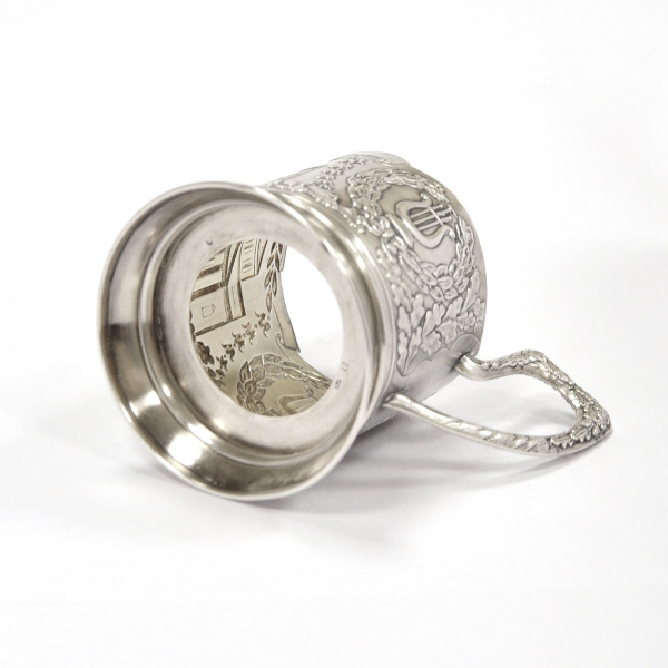 Подстаканник "Большой театр". Серебро 875 пробы Театр, кино, музыка подстаканник "большой театр". серебро 875 пробы