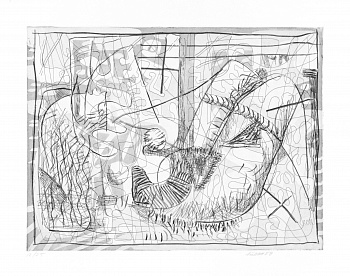 Телесность. Раритетный офорт Айдан Салаховой, 1988 г.