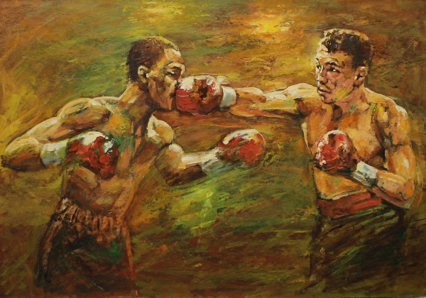 Цзю и Джуда. Авторская живопись