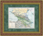 Кавказ. Антикварная карта 1928 года