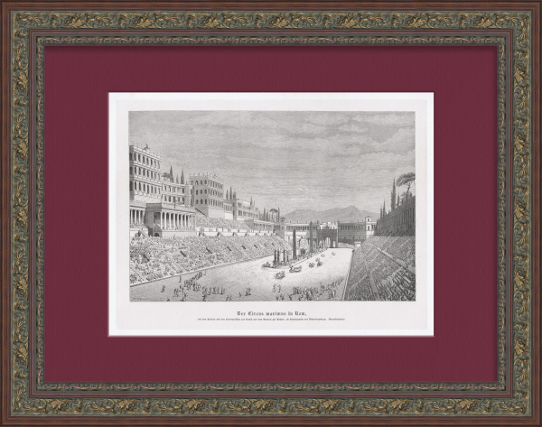 Состязания на колесницах в Древнем Риме