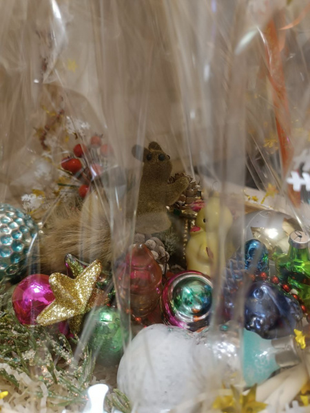 большой набор новогодних игрушек ссср 1960-х гг.