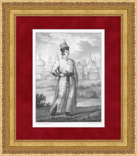 Вид на Коломенский дворец царя Алексея Михайловича. Старинная гравюра Вид на Коломенский дворец царя Алексея Михайловича. Старинная гравюра