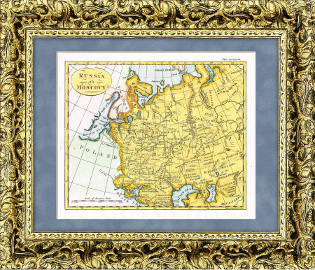 Россия в конце 18 века, старинная карта, 1794 г.