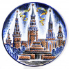 Башни Кремля. Большая тарелка ручной работы!