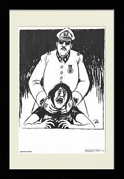 Объятия Пиночета, политический плакат