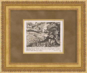 Вознесение пророка Илии (покровитель ВДВ) на огненной колеснице. Гравюра 17 века