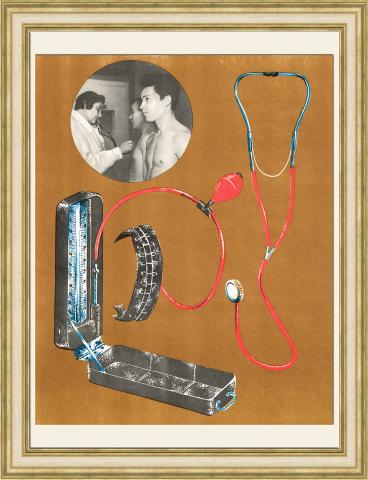 Медицинский осмотр - основа профилактики! Плакат советского периода