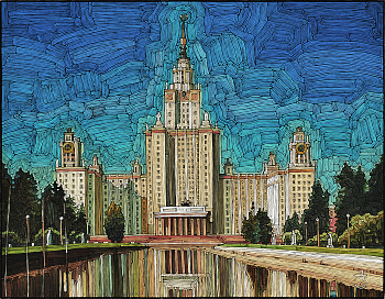 МГУ им. М.В. Ломоносова. Авторская живопись МГУ им. М.В. Ломоносова. Авторская живопись