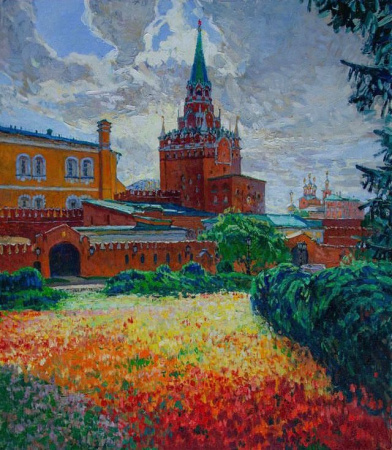 Весна в Александровском парке. Авторская, современная живопись