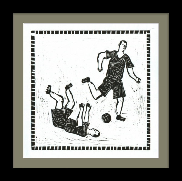 Футбол. Современное искусство, авторский оттиск