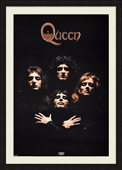 Легендарная рок-группа "Queen". Крупноформатный плакат