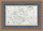 Санкт-Петербург времен императрицы Елизаветы Петровны. Редкая карта 1753 года