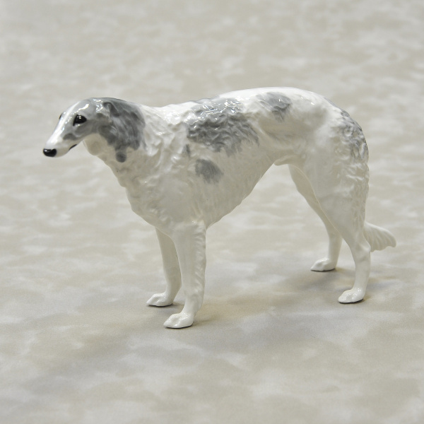 Борзая, фарфоровая статуэтка