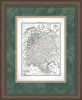 Россия в Европе от 1812 г. Старинная гравированная карта