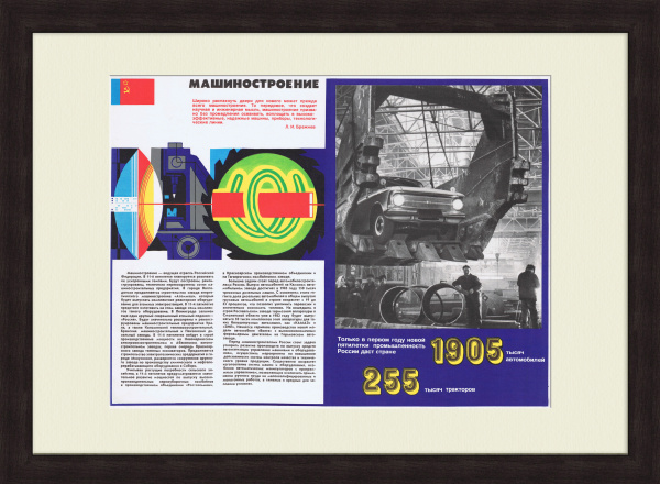 Машиностроение. Советский плакат 11 пятилетки