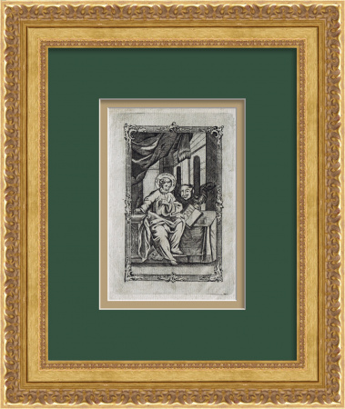 Св.Марк - покровитель семьи. Гравюра 1805 года