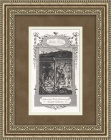 Зимняя землянка камчадалов, крупная старинная гравюра 18 века