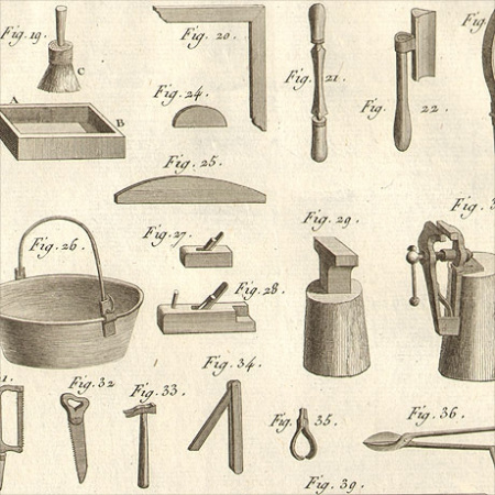 производство сундуков, чемоданов, кофров. гравюры из энциклопедии дидро (серия "ремесла").