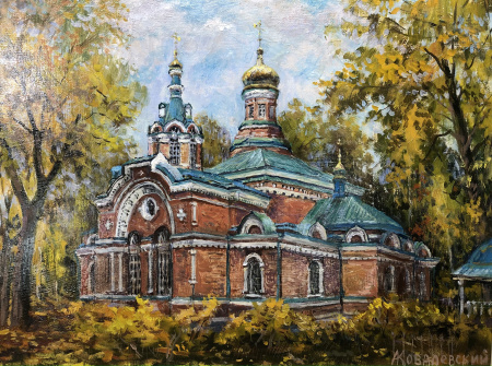 Минск. Церковь Александра Невского. Живопись А. Ковалевского