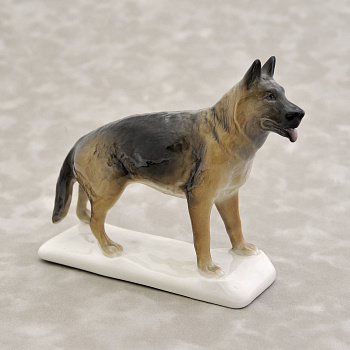 Овчарка, фарфоровая статуэтка