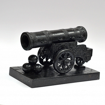 Царь-пушка. Винтажная кабинетная скульптура, Касли