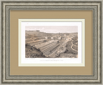 Доки в Севастополе. Литография 1856 года Доки в Севастополе. Литография 1856 года