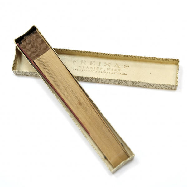 винтажный испанский веер фламенко,1957 г.