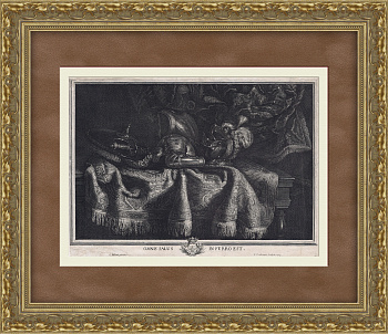 Натюрморт с рыцарской броней. Музейная гравюра 1703 года Натюрморт с рыцарской броней. Музейная гравюра 1703 года