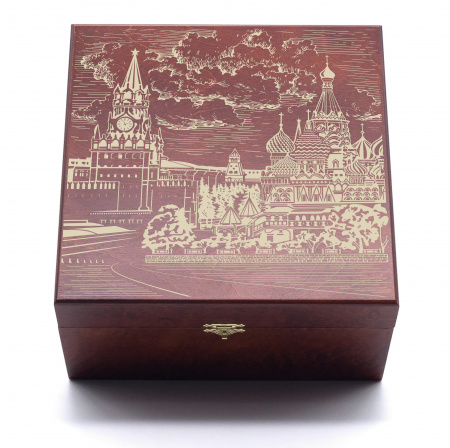 новогодний набор "виды москвы". авторская работа художника