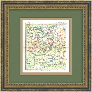 Белорусь, карта 1934 года