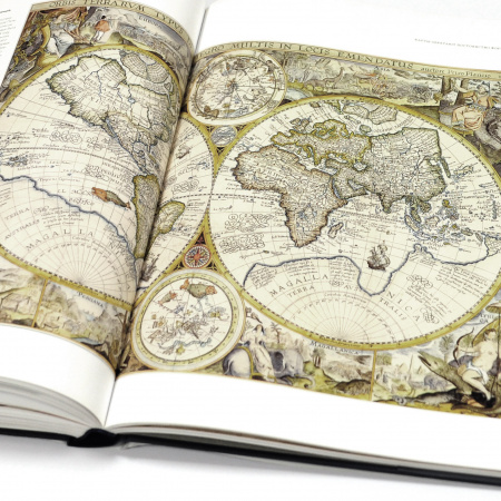 мир на карте. большое, подарочное издание