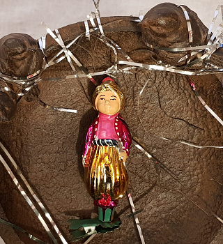 Алладин, винтажная игрушка СССР с ручной раскраской