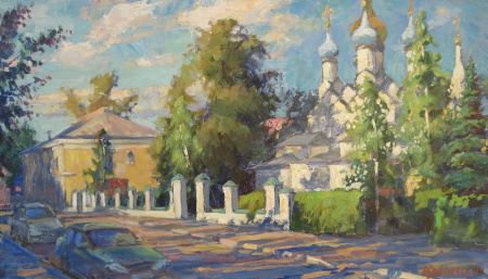 Нежное утро. Старая Москва. Храм святителя Николая Мирликийского Чудотворца в Пыжах