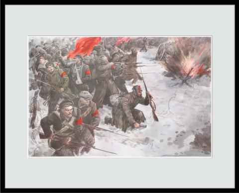 Рождение Красной Армии, советский плакат