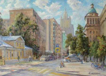Москва. Лето. Сивцев Вражек. Музей А.И.Герцена