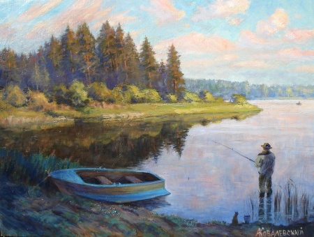 Раннее утро. Живопись А. Ковалевского