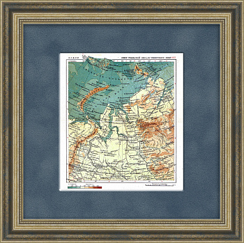 Северный Урал и Восточная Сибирь. Карта 1934 года