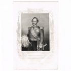 Генерал сэр Де Лесли Эванс, гравюра из серии "Крымская война"